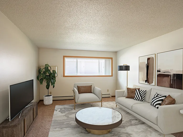 Fargo, ND Hawn Apartments | Living