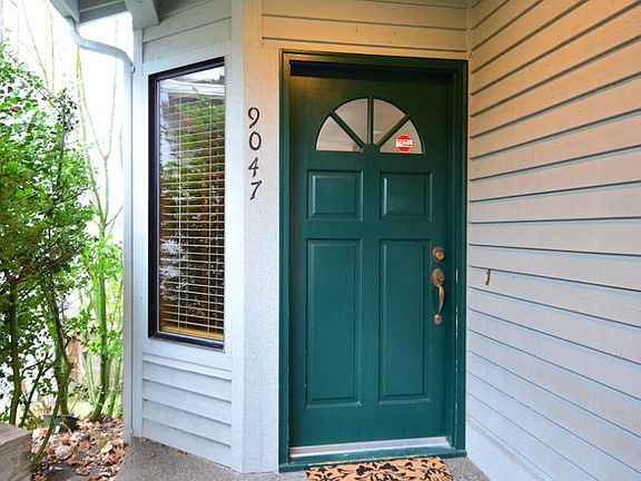 New house paint, door is now maroon!