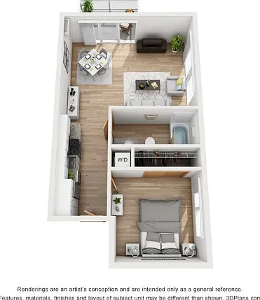 Horizon - 1 Bed / 1 Bath - 660 SF Horizon - 1 Bed / 1 Bath - 660 SF