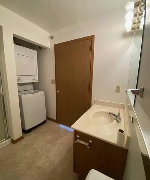 Bathroom #1 with washer and dryer