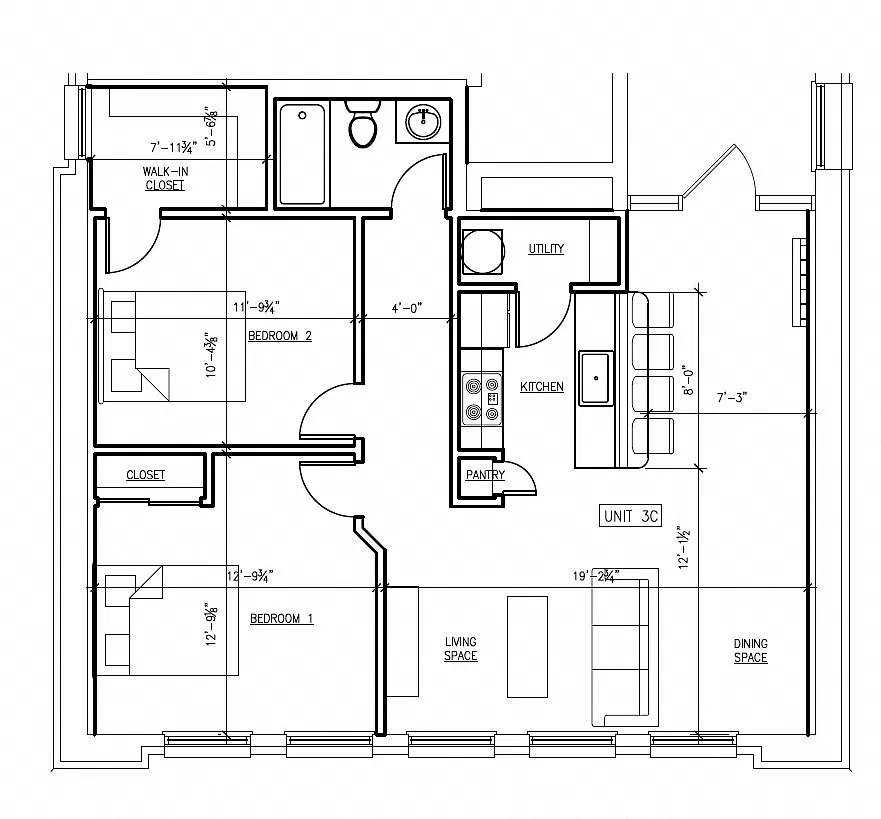 Floor plan The Bastille