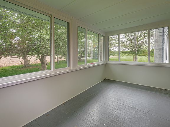 full glass front enclosed porch