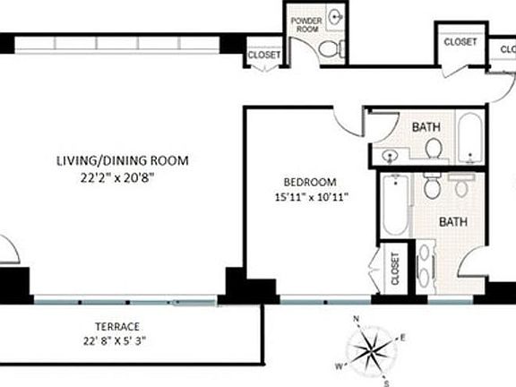 2nd image of 112 W 56th St APT 14S