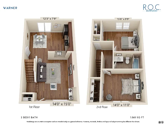 Floor plan Warner