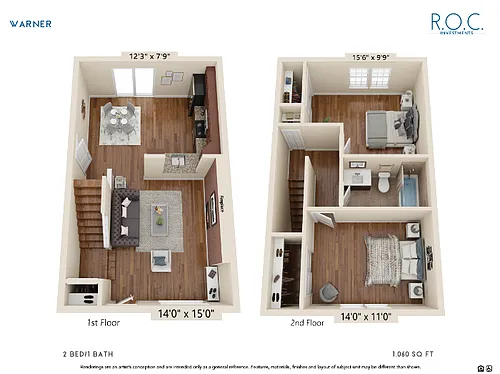 Floor plan Warner