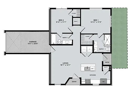 Floor plan B1