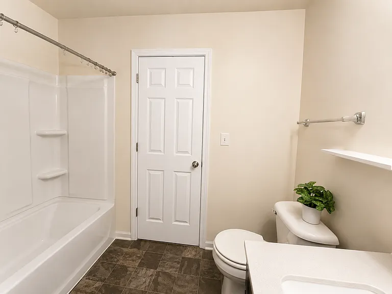 Dual-Access Bathroom