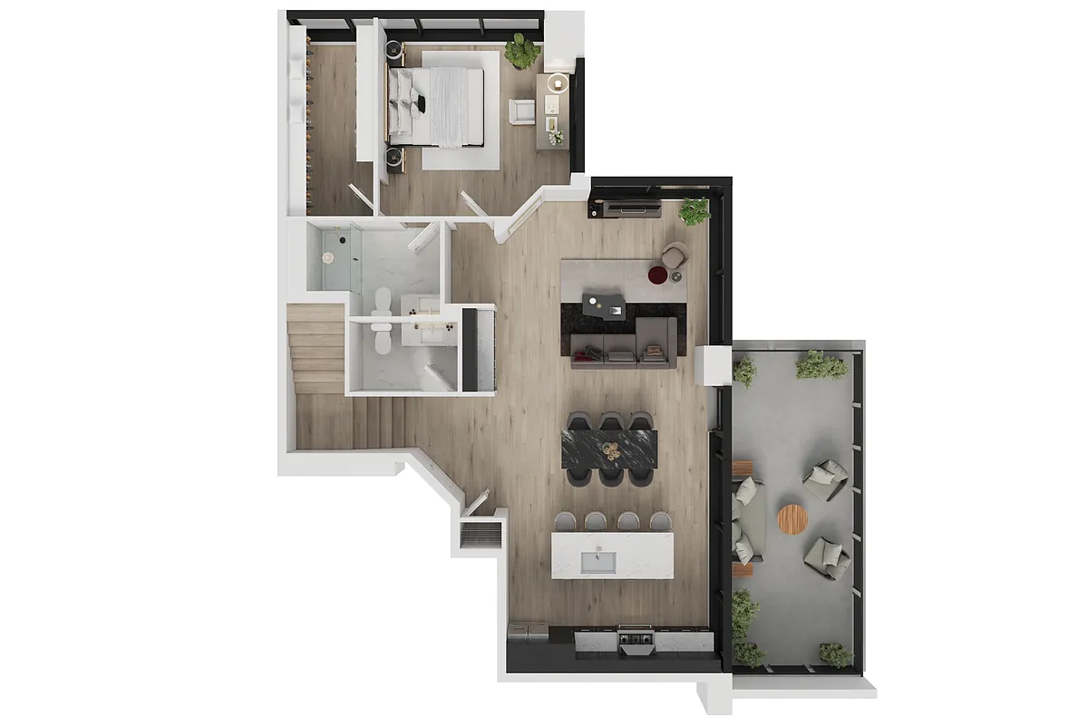 Floor plan Penthouse