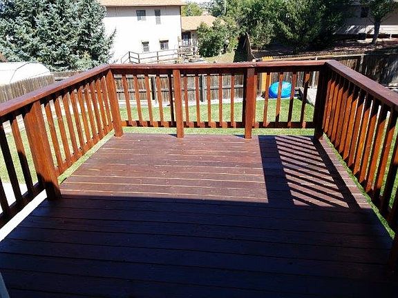 Rear deck