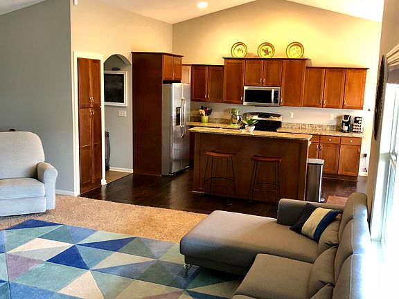 Family Room and Kitchen