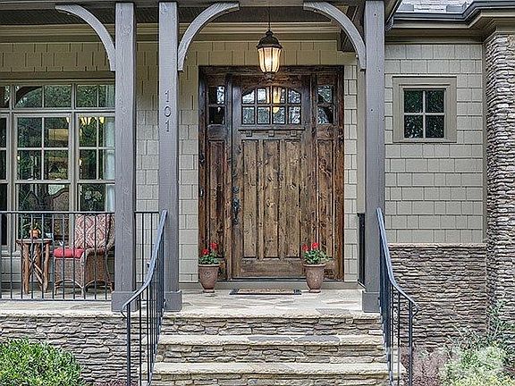 Owners had builder design custom 10 foot front door, providing a welcoming lodge feel as you step on
