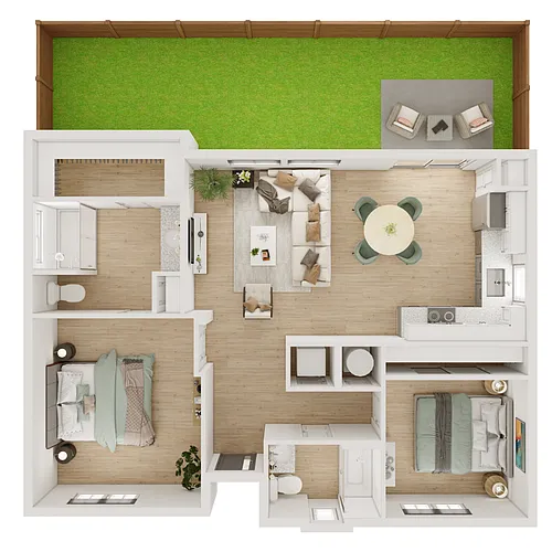 Floor plan B
