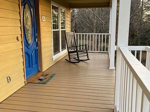 Front porch as seen from Wolf Rd.