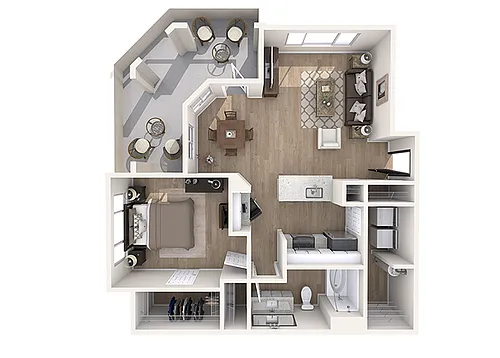 Floor plan Agave Renovated