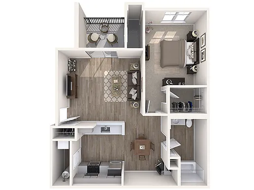 Floor plan A-1X1