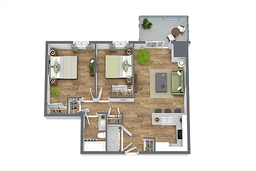 Floor plan Echo
