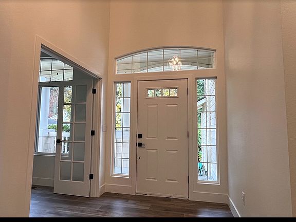 Front door looking from stairs