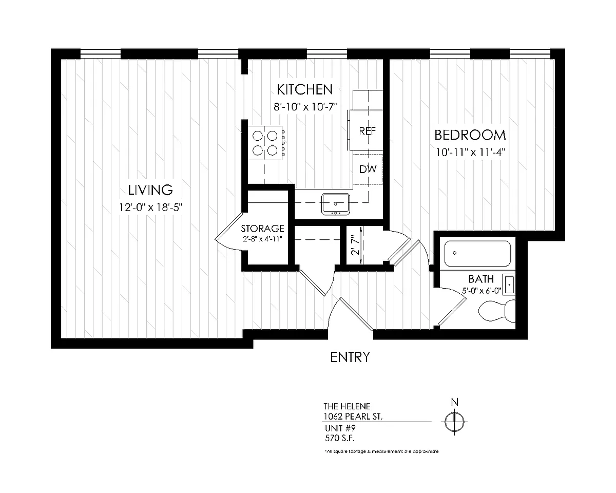 Floor plan 1 Bedroom