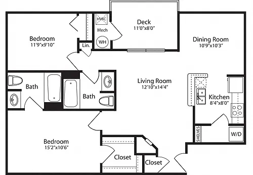 Floor plan B3