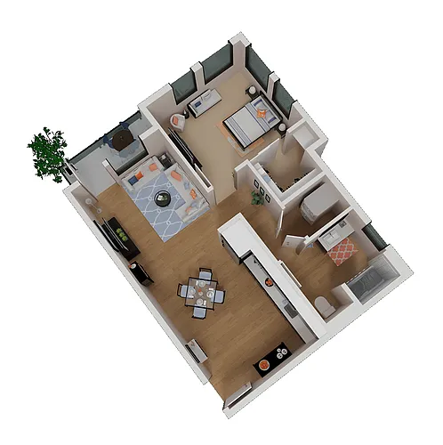Floor plan A1B