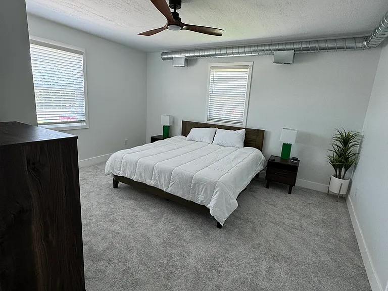 1st Bedroom with king bed