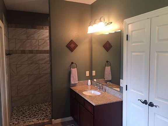 master bath with custom shower
