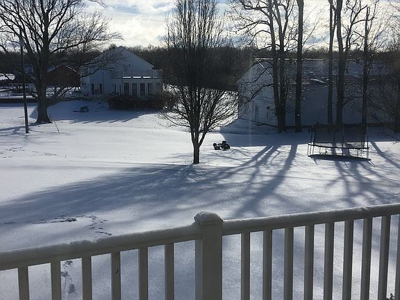 Winter view from porch