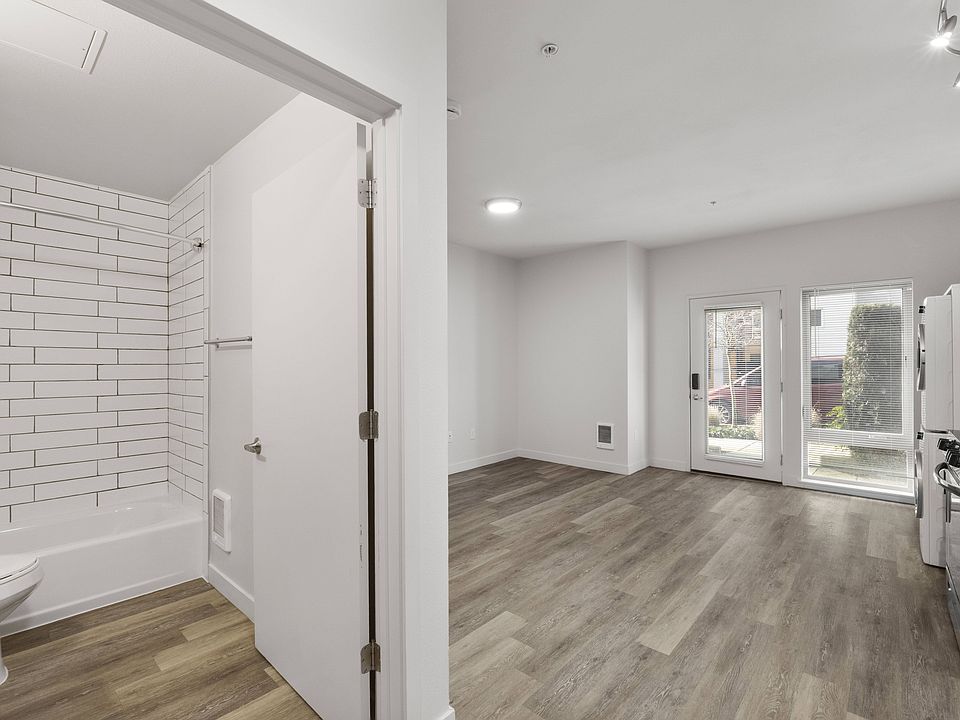 Open concept studioes with tall ceilings and tons of natural light!