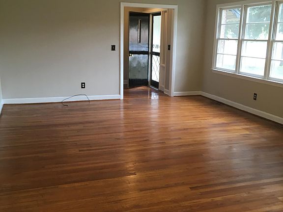 Living room with hardwood floors