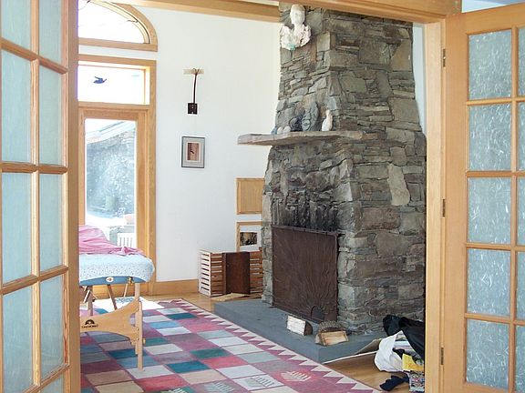 Post and Beam Living Room