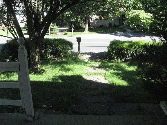street from porch