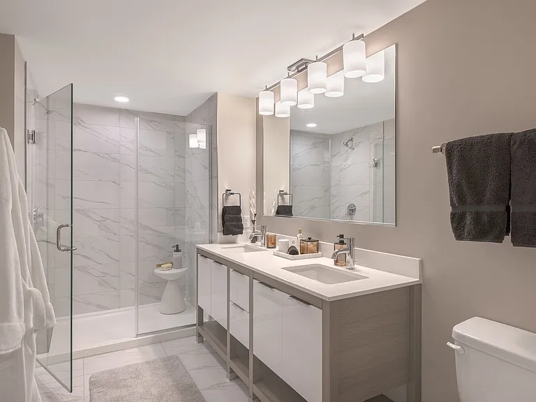Spa-Like Bathrooms at Three Light Luxury Apartments