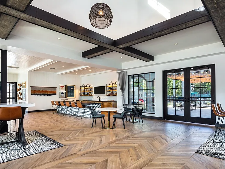 The resident lounge is designed with your needs in mind