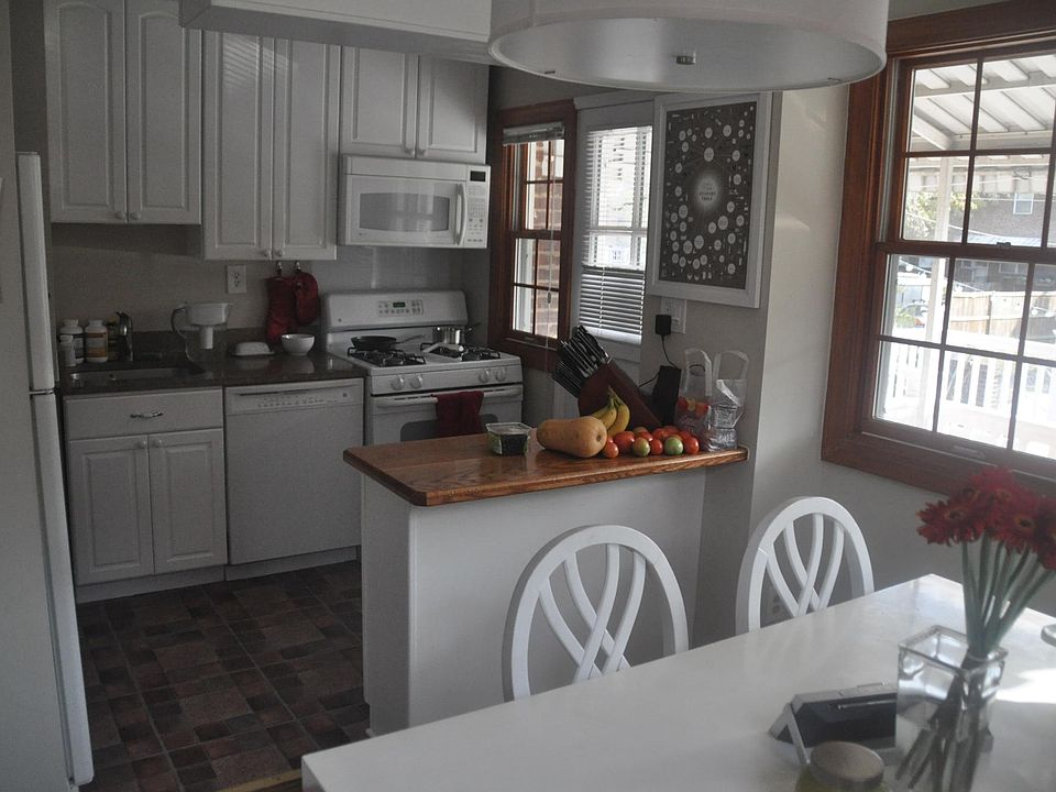 Sunny kitchen with updated appliances
