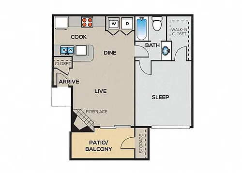 Floor plan A1R