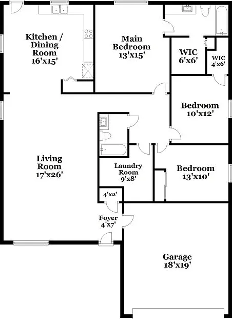 3 bed, 2.0 bath, 1547 sqft, $2,730 — Photo 2