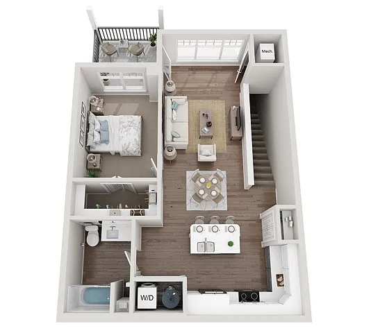 Floor plan 1E