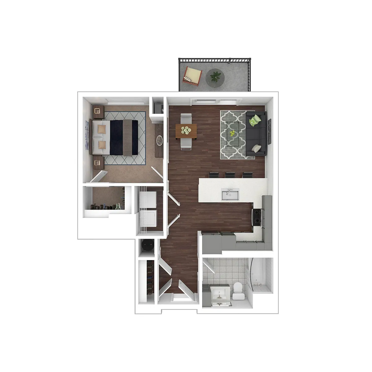 Floor plan 1B