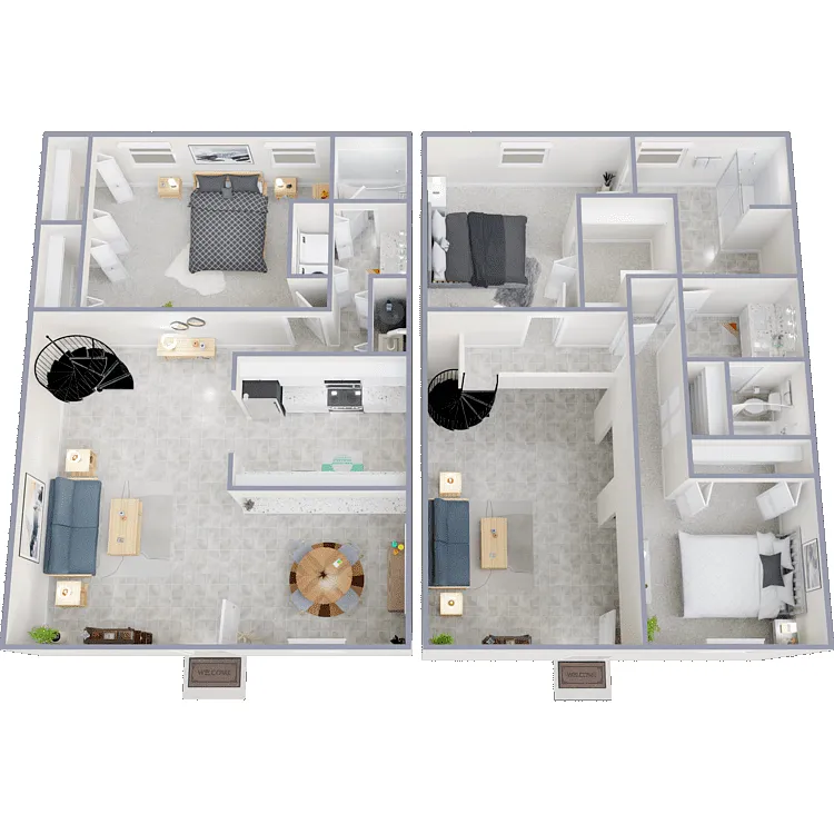 Floor plan The Trio