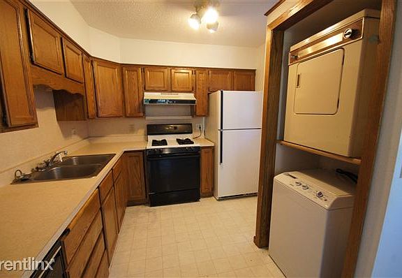 Kitchen with Washer/Dryer. FYI Washer needs to hook up to si