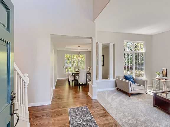 Entrance into House - New Hardwood Floors and Carpet