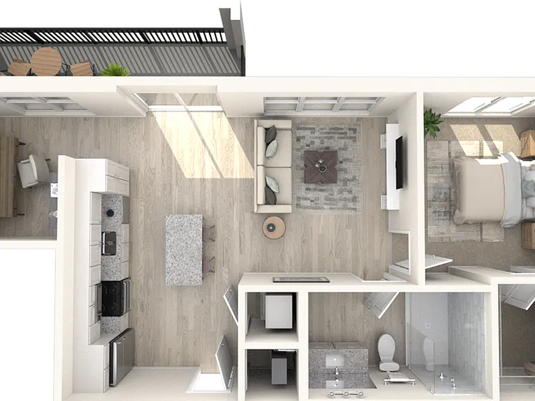 A3.0 | One Bedroom, One Bathroom + Den A3.0 | One Bedroom, One Bathroom + Den