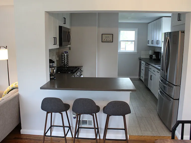 Entry to galley kitchen