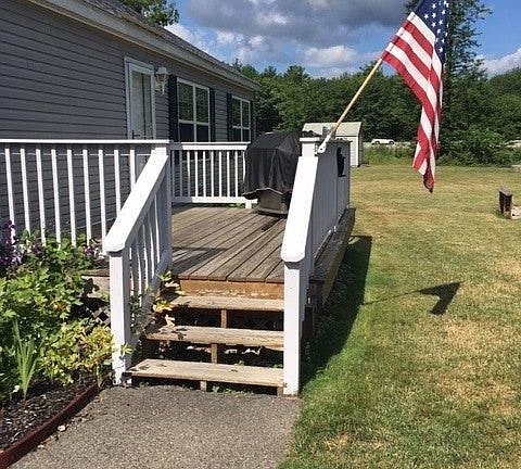 Patio Deck and sprawling yard