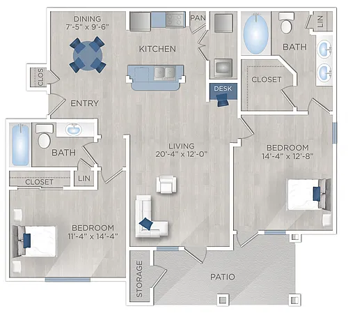 Floor plan B2
