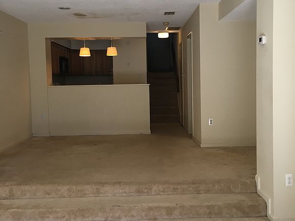 View from dining room into kitchen