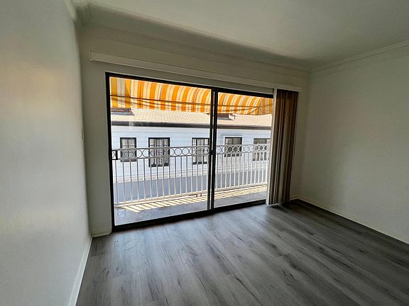 Living room and private balcony