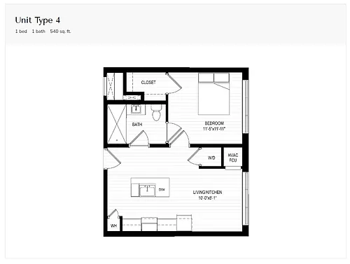 Floor plan Unit Type 4