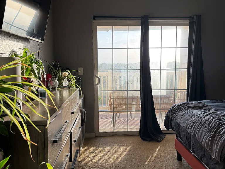 Balcony view from bedroom