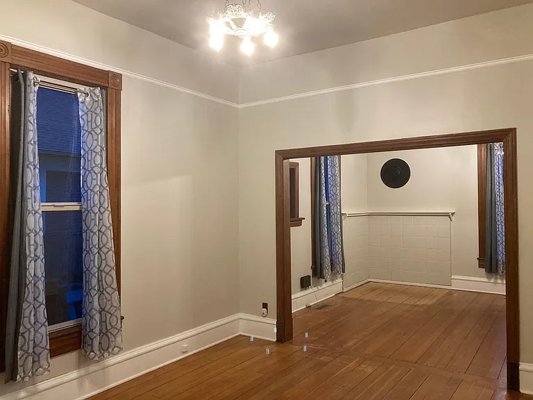 living room and dining room